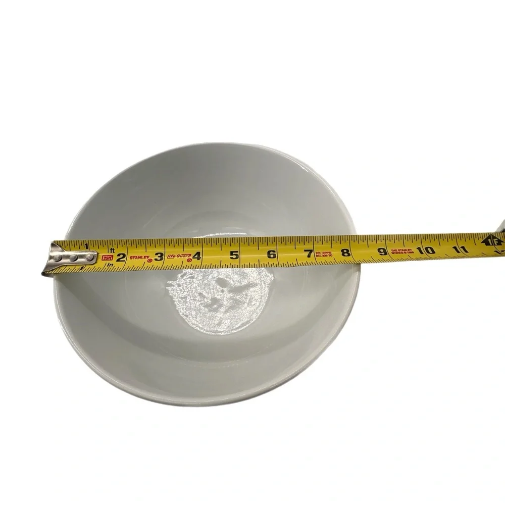 Williams Sonoma Swiss Dot Ceramic WHITE Mixing Bowls Set of 3 NWOB